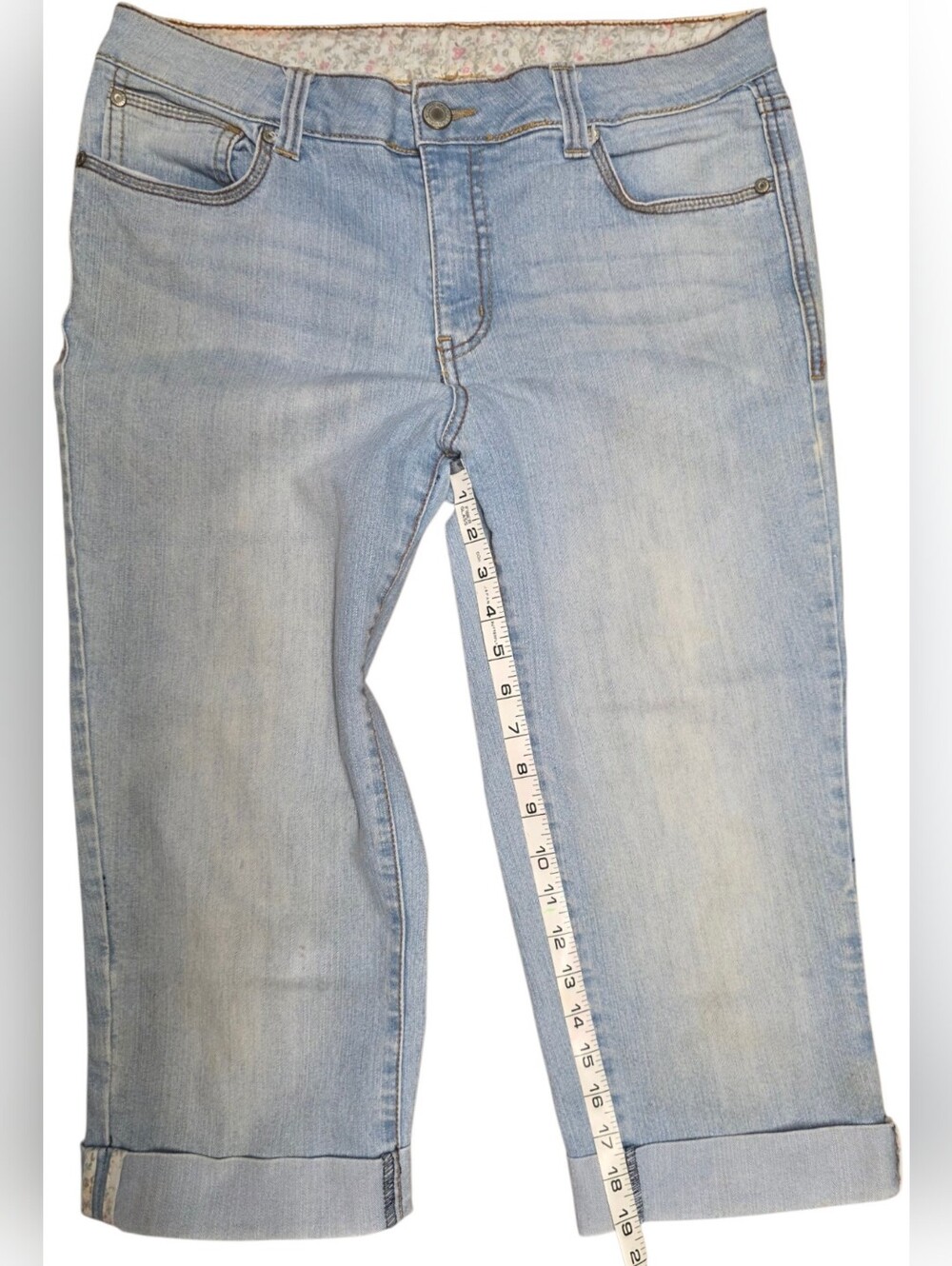 Denim Capris Relaxed Fit 12